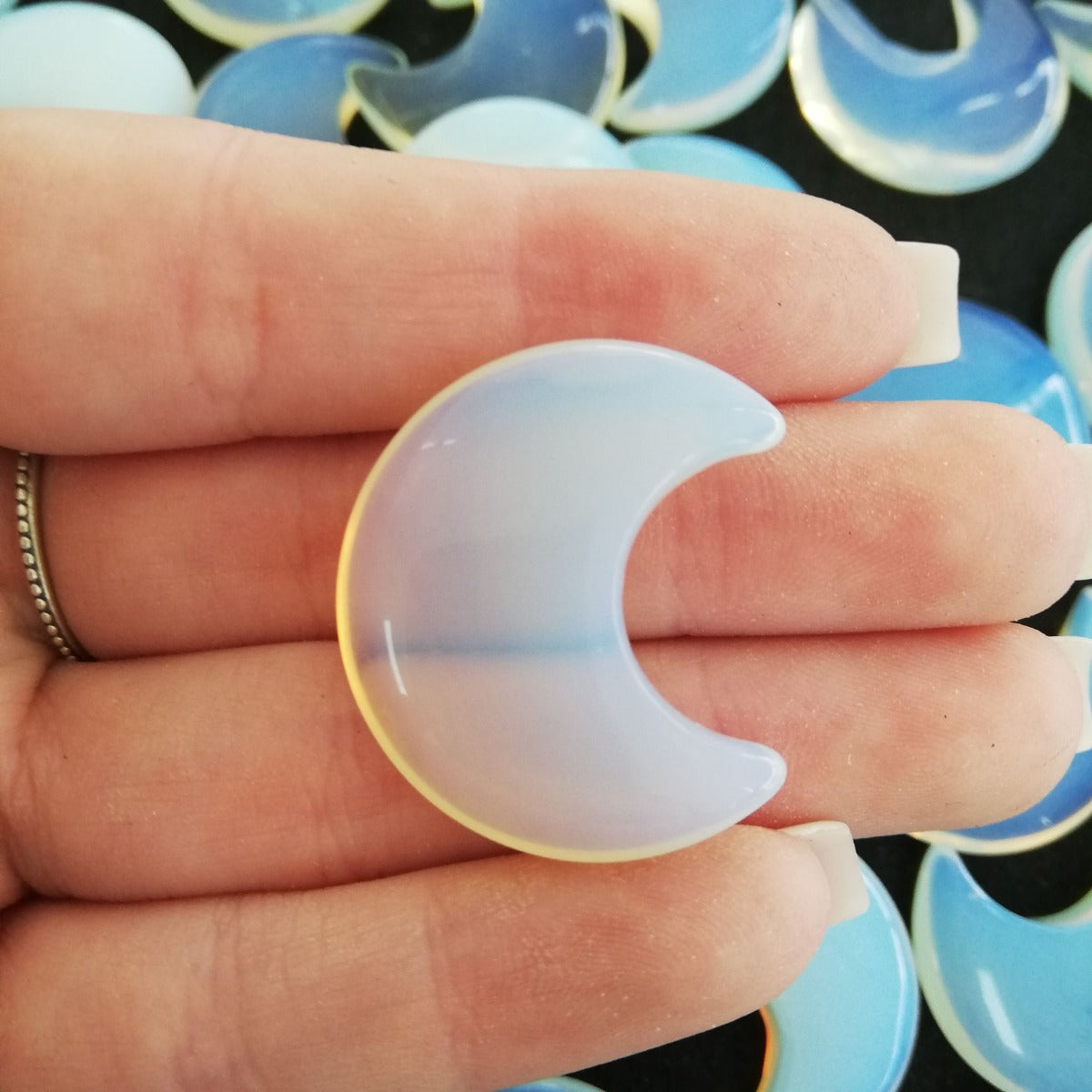 Opalite - Mini Moon Opalite - Mini Moon